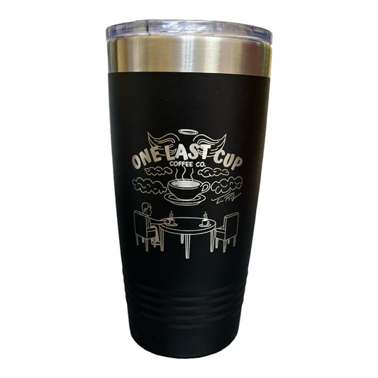 One Last Cup Logo Tumbler - Black